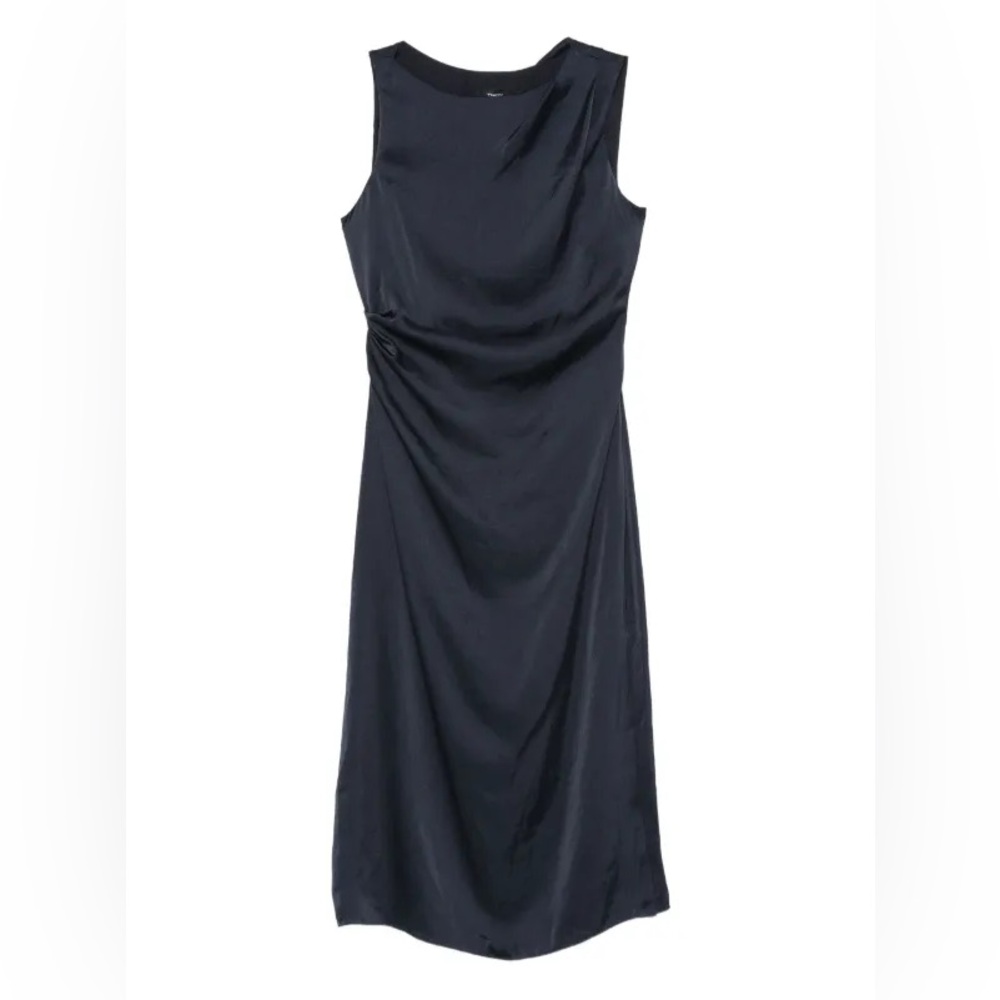 NWT Loft Black Satin Dress Size 10